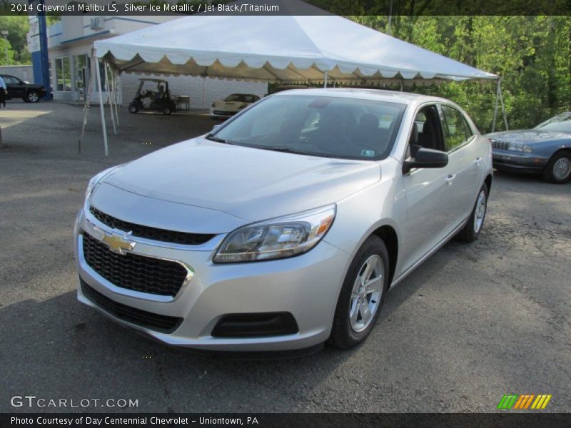 Silver Ice Metallic / Jet Black/Titanium 2014 Chevrolet Malibu LS