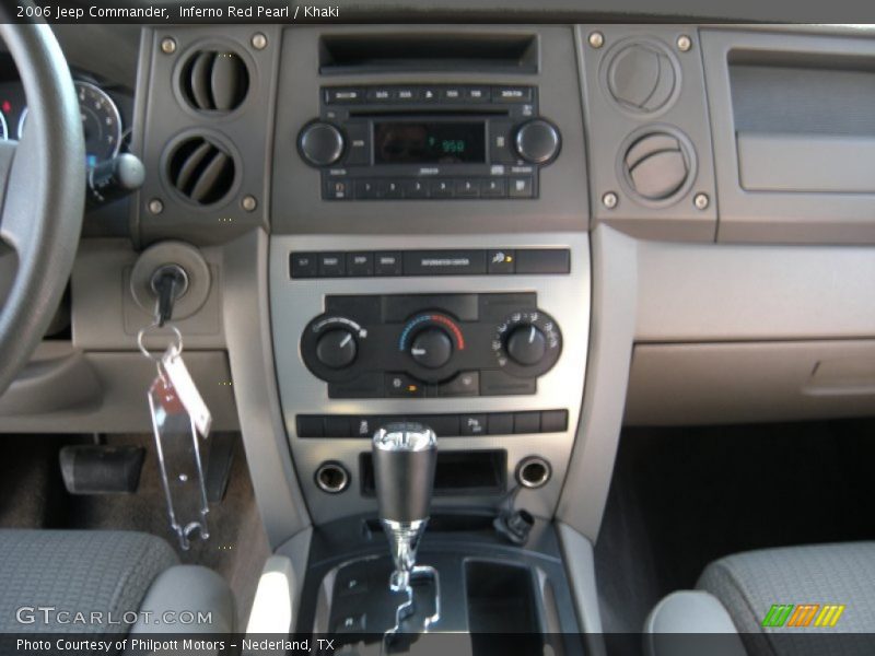 Inferno Red Pearl / Khaki 2006 Jeep Commander