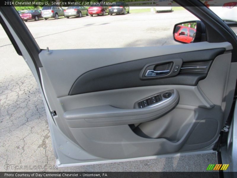Silver Ice Metallic / Jet Black/Titanium 2014 Chevrolet Malibu LS
