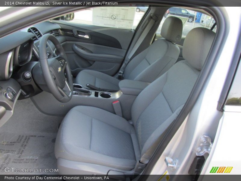 Silver Ice Metallic / Jet Black/Titanium 2014 Chevrolet Malibu LS
