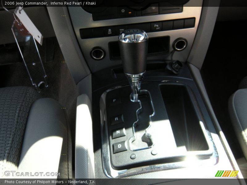 Inferno Red Pearl / Khaki 2006 Jeep Commander