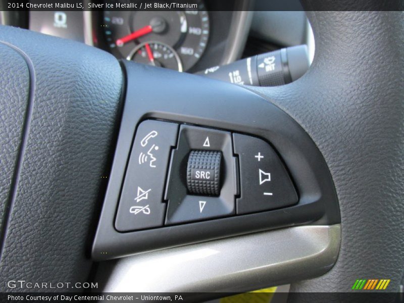 Silver Ice Metallic / Jet Black/Titanium 2014 Chevrolet Malibu LS