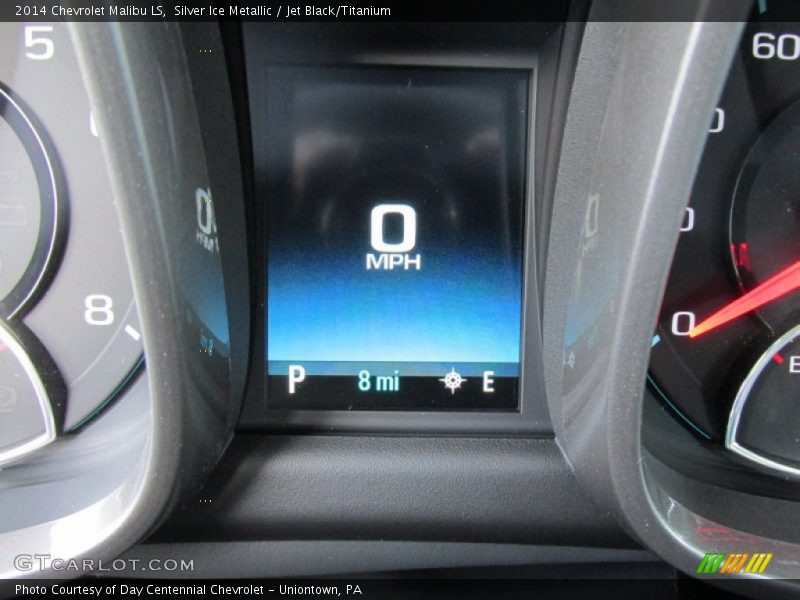 Silver Ice Metallic / Jet Black/Titanium 2014 Chevrolet Malibu LS
