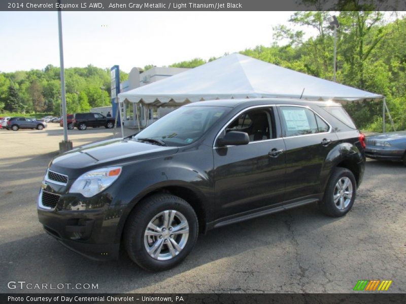 Ashen Gray Metallic / Light Titanium/Jet Black 2014 Chevrolet Equinox LS AWD