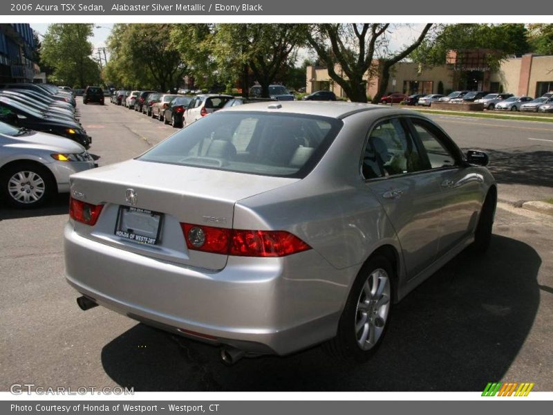 Alabaster Silver Metallic / Ebony Black 2006 Acura TSX Sedan