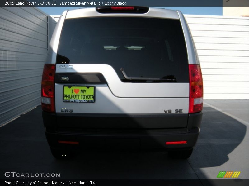 Zambezi Silver Metallic / Ebony Black 2005 Land Rover LR3 V8 SE
