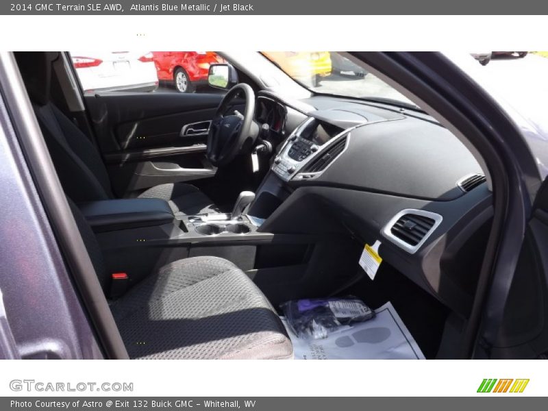 Atlantis Blue Metallic / Jet Black 2014 GMC Terrain SLE AWD