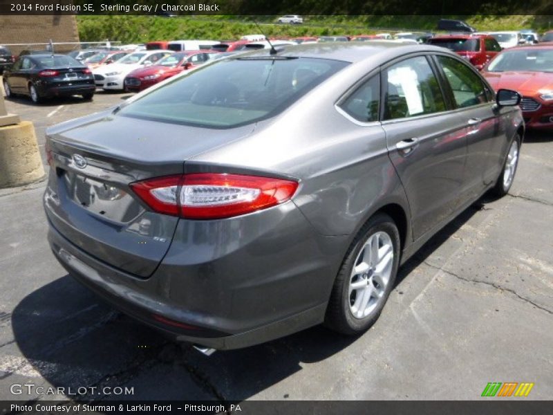 Sterling Gray / Charcoal Black 2014 Ford Fusion SE