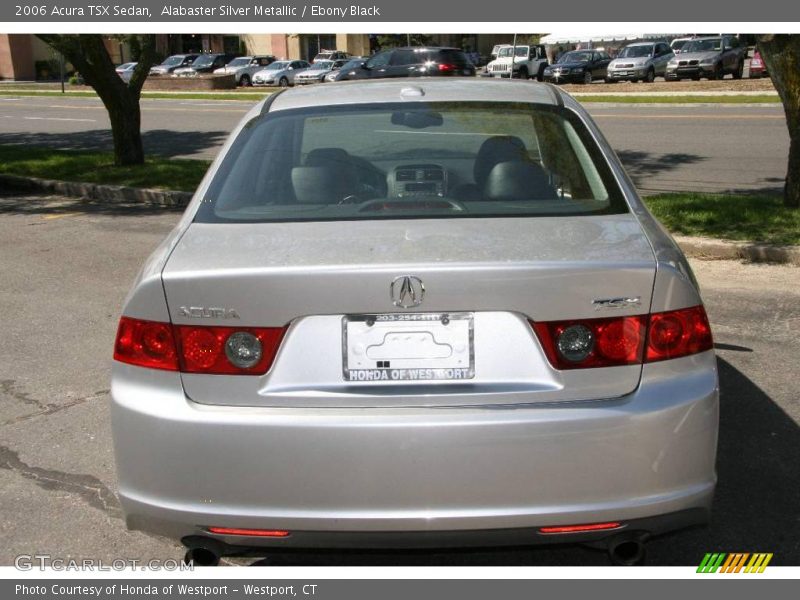Alabaster Silver Metallic / Ebony Black 2006 Acura TSX Sedan
