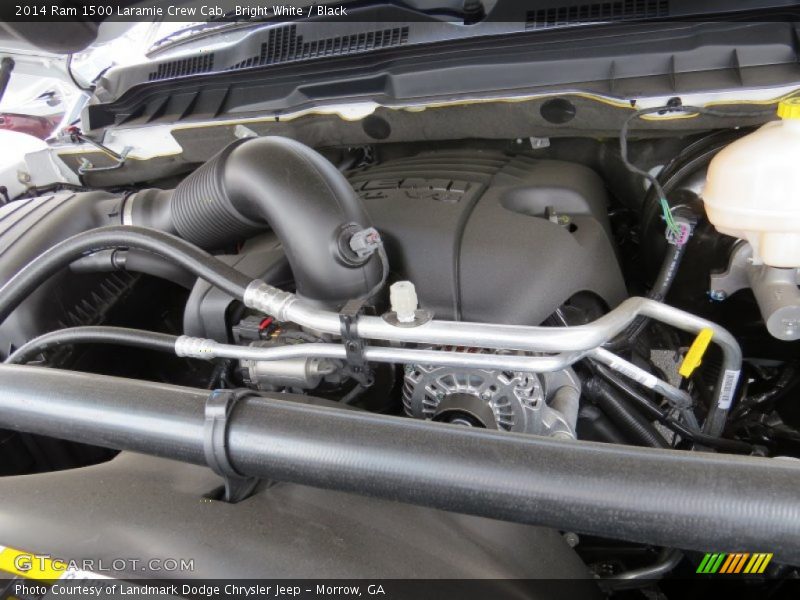 Bright White / Black 2014 Ram 1500 Laramie Crew Cab