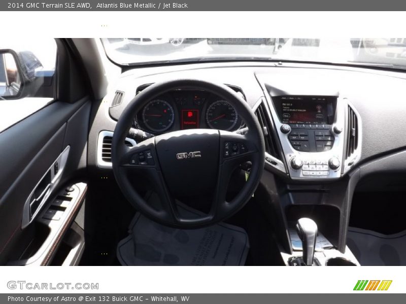 Atlantis Blue Metallic / Jet Black 2014 GMC Terrain SLE AWD