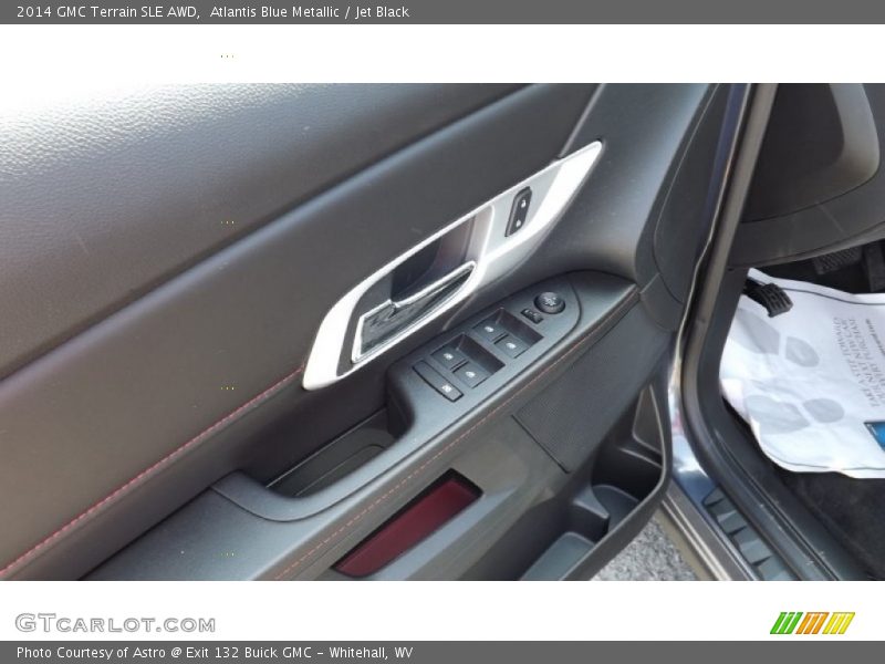 Atlantis Blue Metallic / Jet Black 2014 GMC Terrain SLE AWD