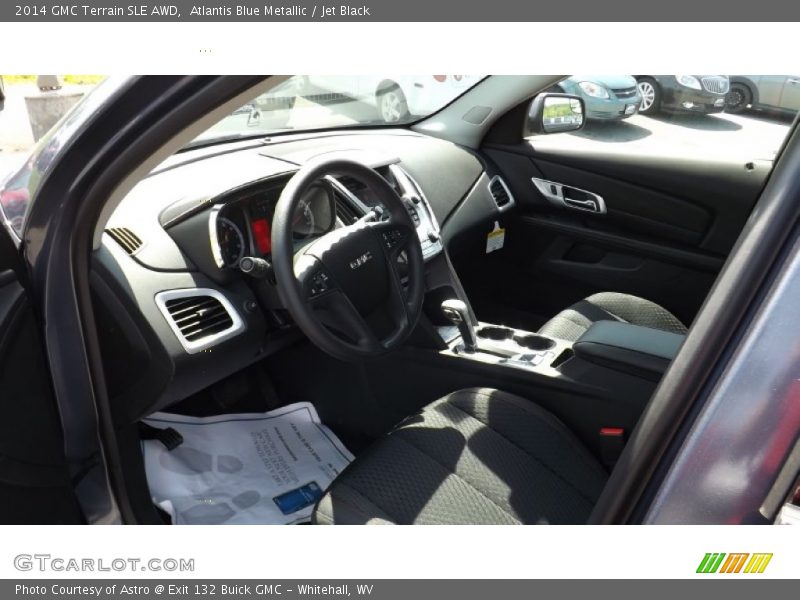 Atlantis Blue Metallic / Jet Black 2014 GMC Terrain SLE AWD