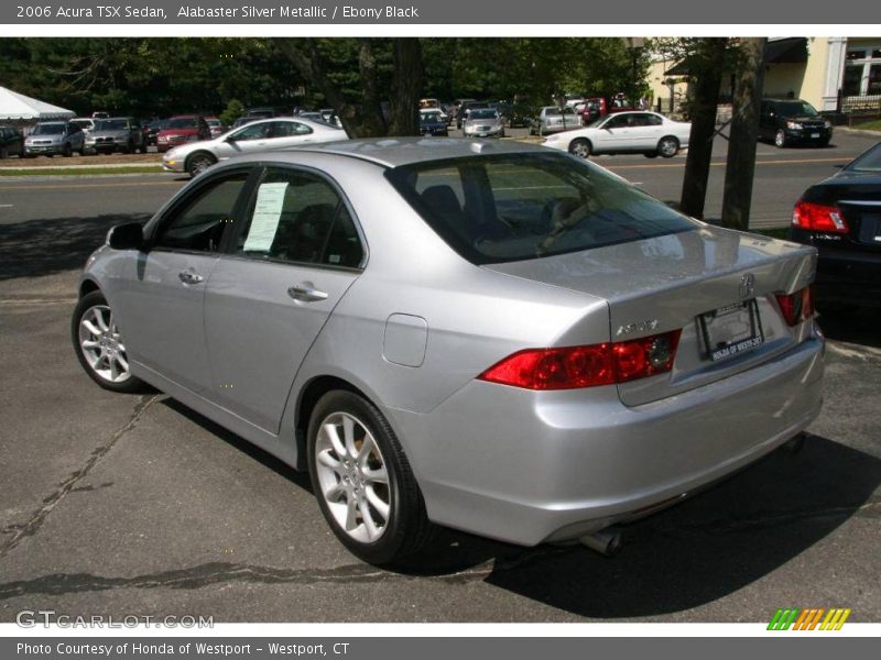 Alabaster Silver Metallic / Ebony Black 2006 Acura TSX Sedan