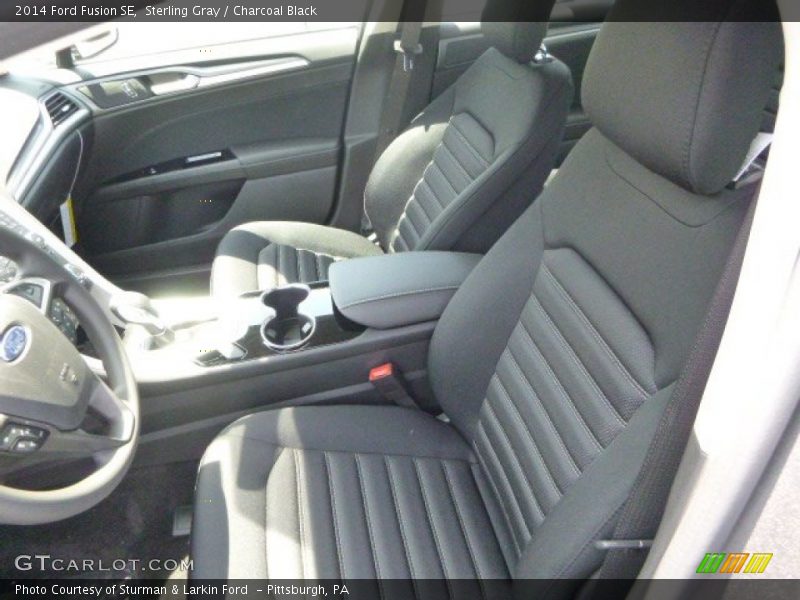 Sterling Gray / Charcoal Black 2014 Ford Fusion SE
