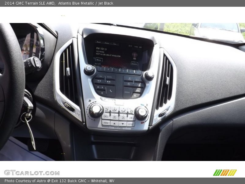 Atlantis Blue Metallic / Jet Black 2014 GMC Terrain SLE AWD