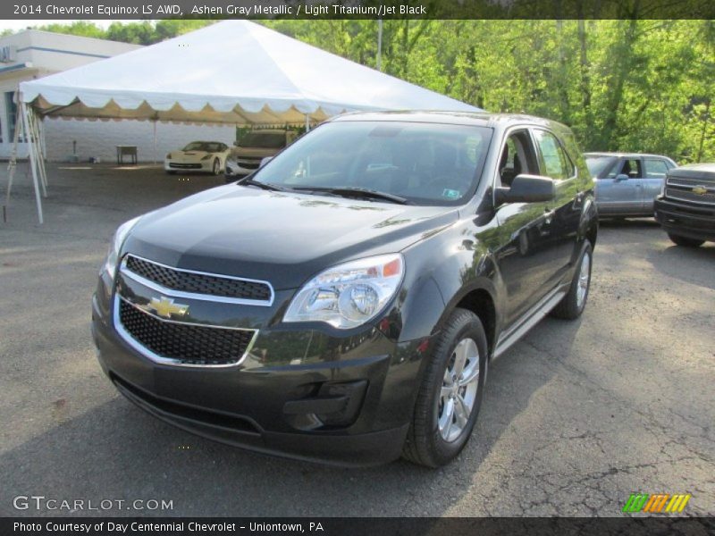 Ashen Gray Metallic / Light Titanium/Jet Black 2014 Chevrolet Equinox LS AWD