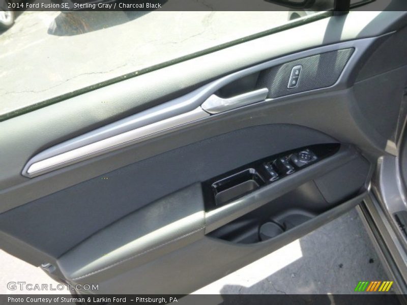 Sterling Gray / Charcoal Black 2014 Ford Fusion SE