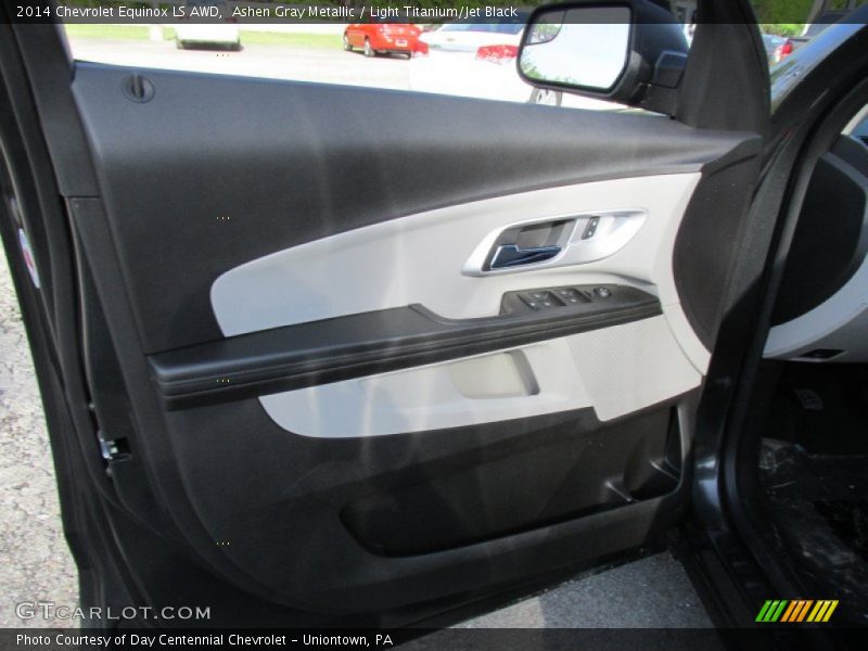 Ashen Gray Metallic / Light Titanium/Jet Black 2014 Chevrolet Equinox LS AWD