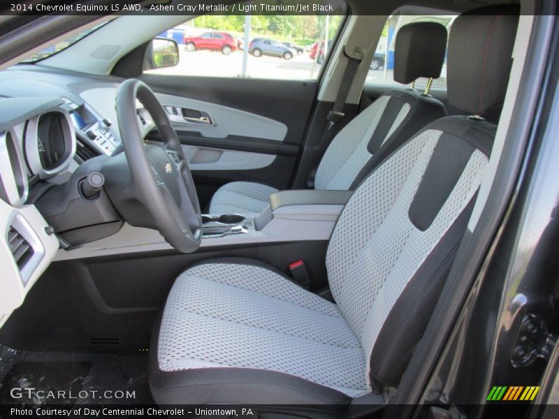 Ashen Gray Metallic / Light Titanium/Jet Black 2014 Chevrolet Equinox LS AWD