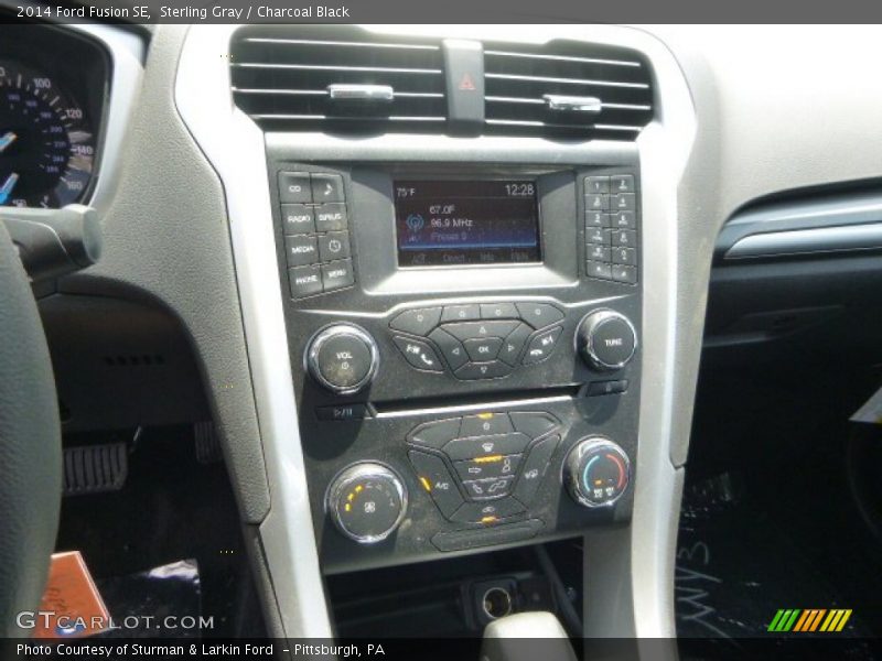 Sterling Gray / Charcoal Black 2014 Ford Fusion SE