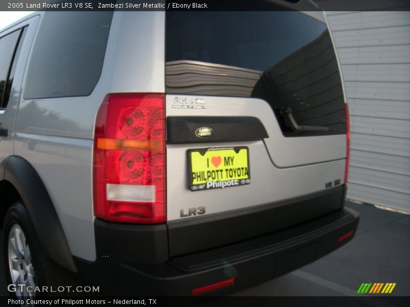 Zambezi Silver Metallic / Ebony Black 2005 Land Rover LR3 V8 SE