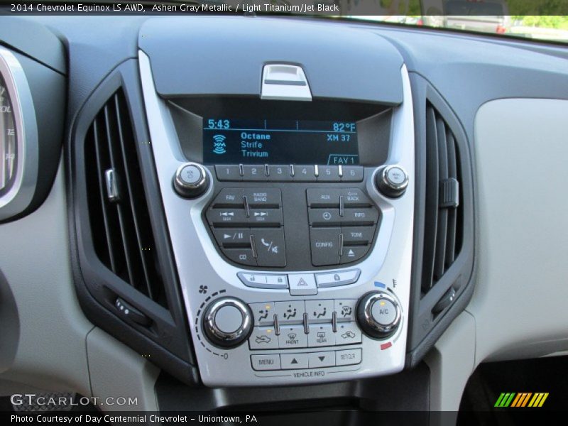 Ashen Gray Metallic / Light Titanium/Jet Black 2014 Chevrolet Equinox LS AWD