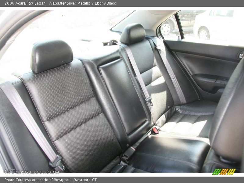 Alabaster Silver Metallic / Ebony Black 2006 Acura TSX Sedan
