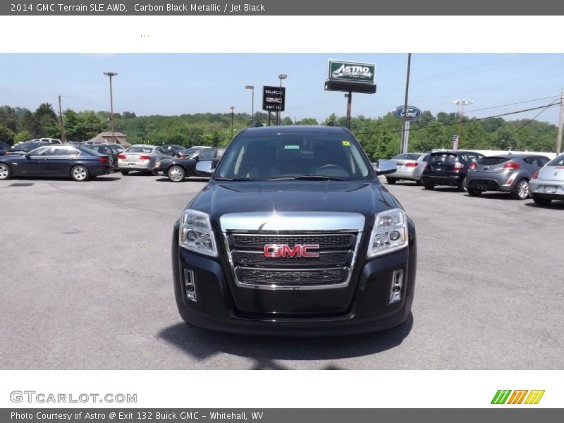 Carbon Black Metallic / Jet Black 2014 GMC Terrain SLE AWD
