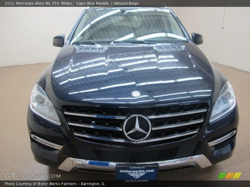 Capri Blue Metallic / Almond Beige 2012 Mercedes-Benz ML 350 4Matic