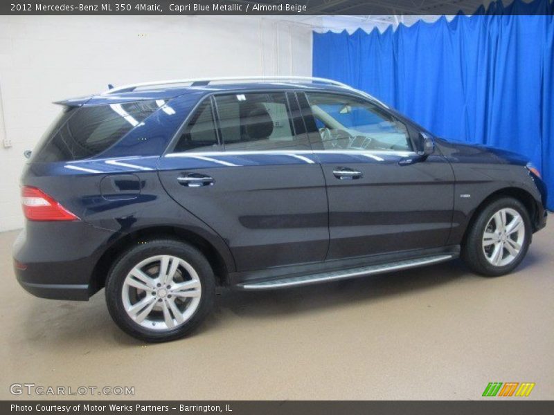 Capri Blue Metallic / Almond Beige 2012 Mercedes-Benz ML 350 4Matic