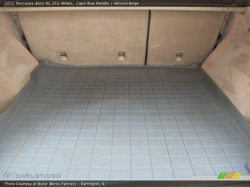 Capri Blue Metallic / Almond Beige 2012 Mercedes-Benz ML 350 4Matic