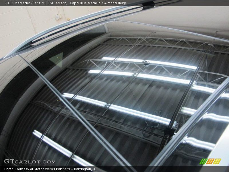 Capri Blue Metallic / Almond Beige 2012 Mercedes-Benz ML 350 4Matic