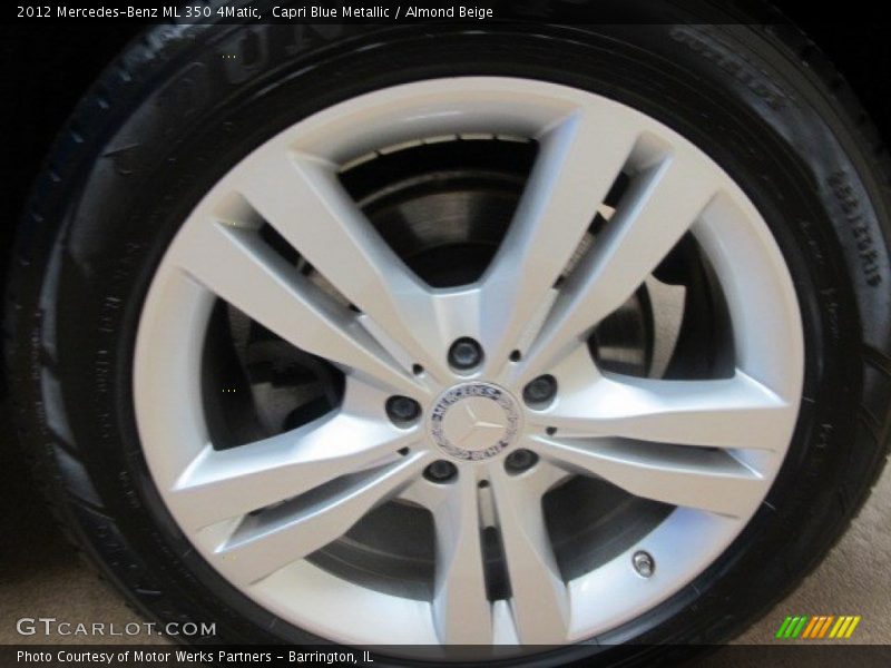 Capri Blue Metallic / Almond Beige 2012 Mercedes-Benz ML 350 4Matic