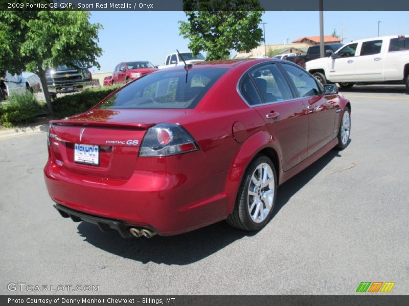 Sport Red Metallic / Onyx 2009 Pontiac G8 GXP