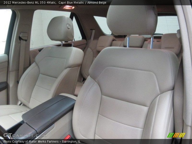 Capri Blue Metallic / Almond Beige 2012 Mercedes-Benz ML 350 4Matic