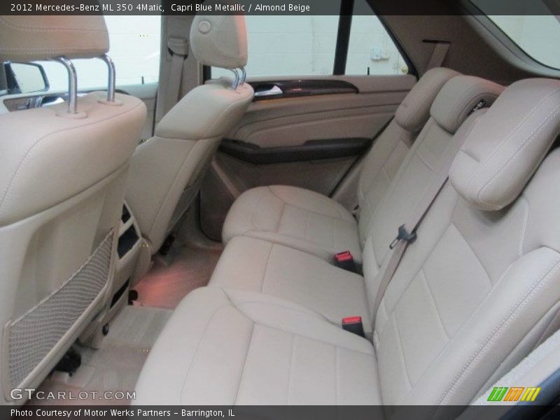 Capri Blue Metallic / Almond Beige 2012 Mercedes-Benz ML 350 4Matic
