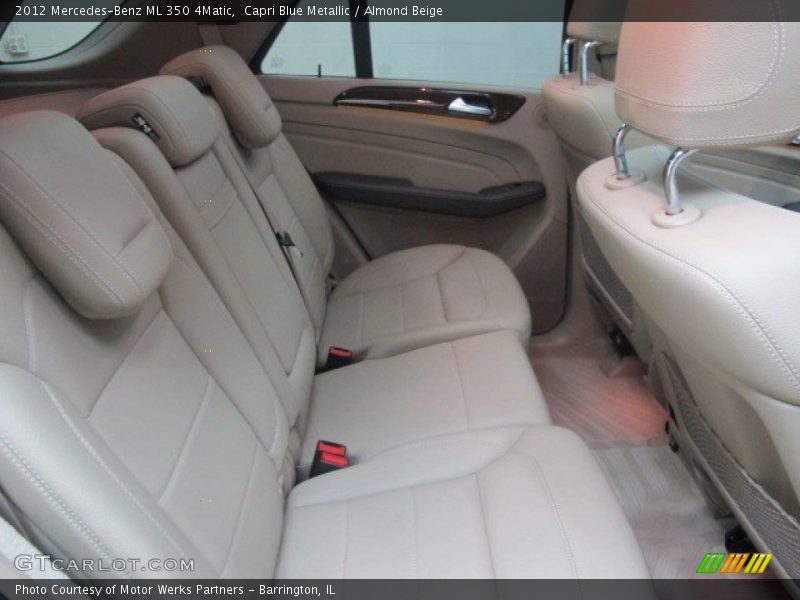 Capri Blue Metallic / Almond Beige 2012 Mercedes-Benz ML 350 4Matic