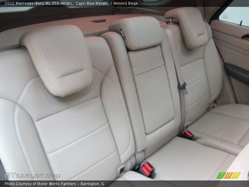 Capri Blue Metallic / Almond Beige 2012 Mercedes-Benz ML 350 4Matic