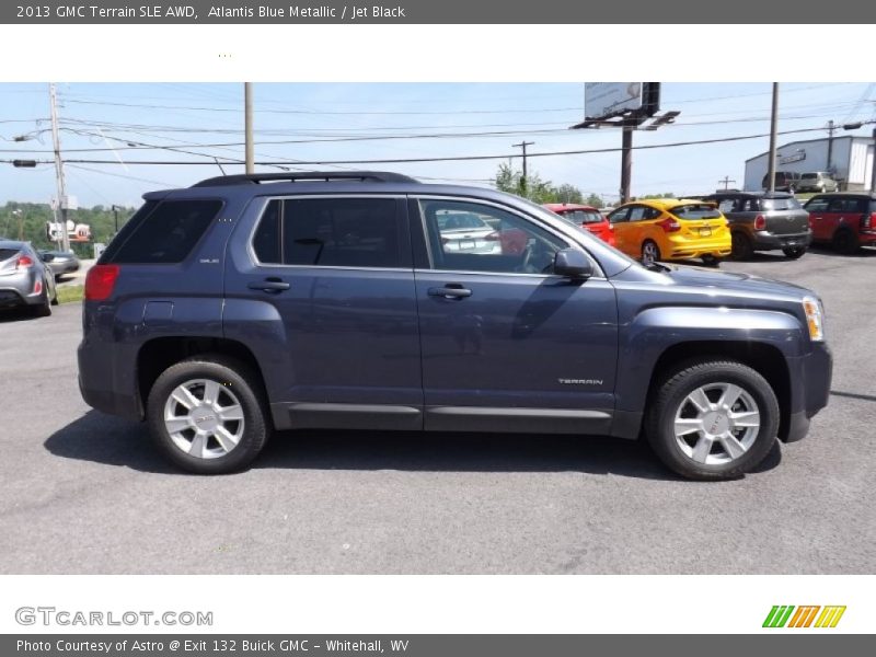 Atlantis Blue Metallic / Jet Black 2013 GMC Terrain SLE AWD