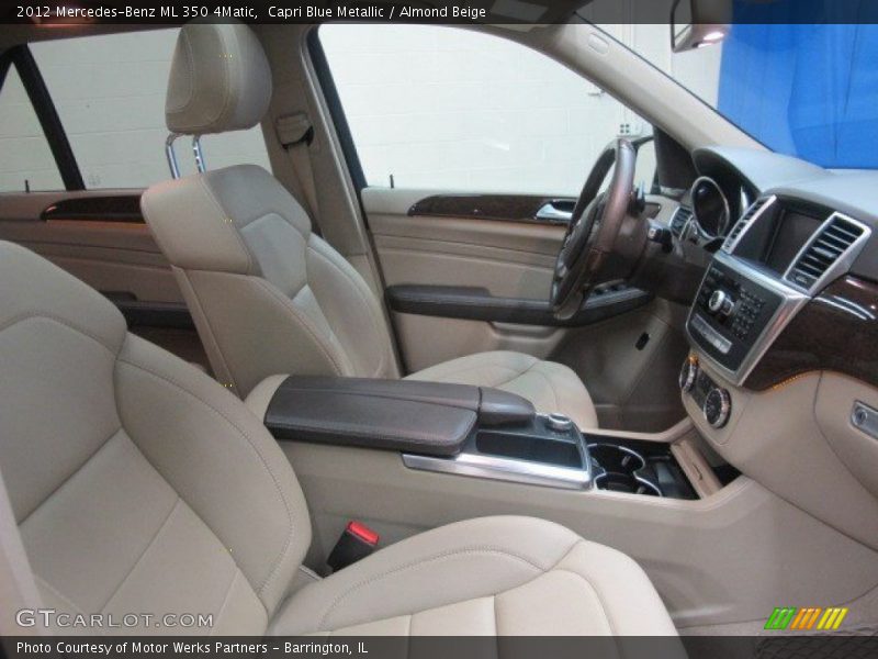 Capri Blue Metallic / Almond Beige 2012 Mercedes-Benz ML 350 4Matic