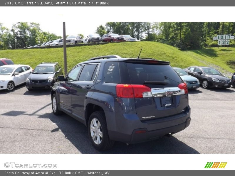 Atlantis Blue Metallic / Jet Black 2013 GMC Terrain SLE AWD