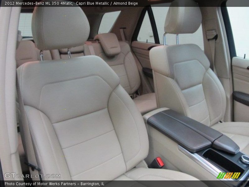 Capri Blue Metallic / Almond Beige 2012 Mercedes-Benz ML 350 4Matic