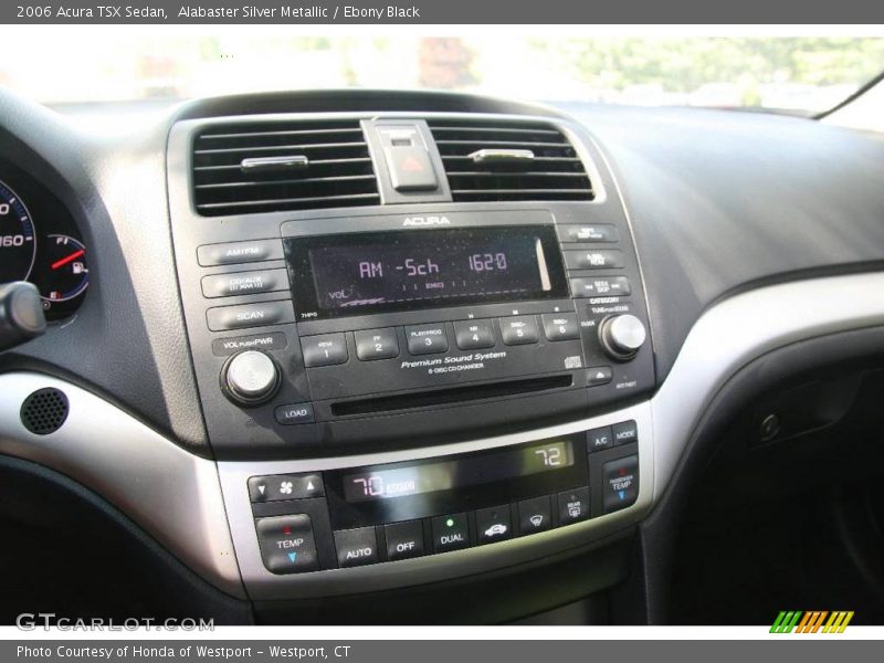 Alabaster Silver Metallic / Ebony Black 2006 Acura TSX Sedan