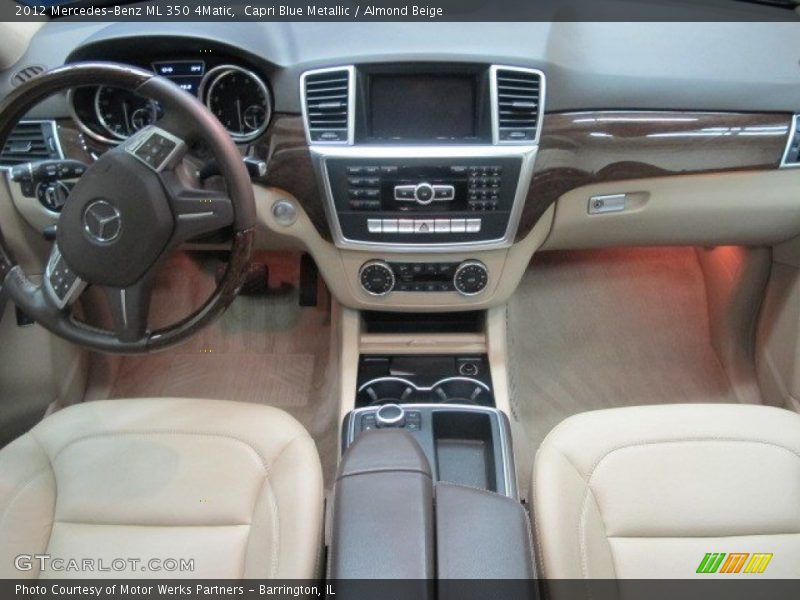 Capri Blue Metallic / Almond Beige 2012 Mercedes-Benz ML 350 4Matic