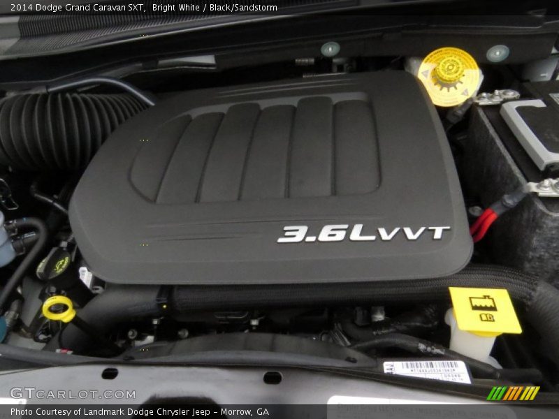 Bright White / Black/Sandstorm 2014 Dodge Grand Caravan SXT