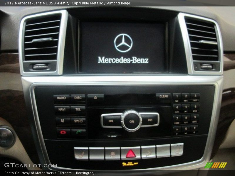 Capri Blue Metallic / Almond Beige 2012 Mercedes-Benz ML 350 4Matic