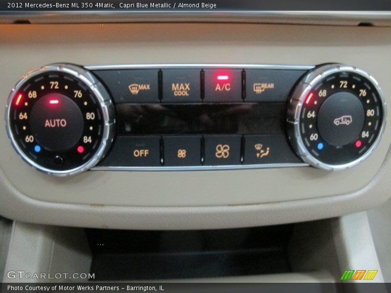 Capri Blue Metallic / Almond Beige 2012 Mercedes-Benz ML 350 4Matic