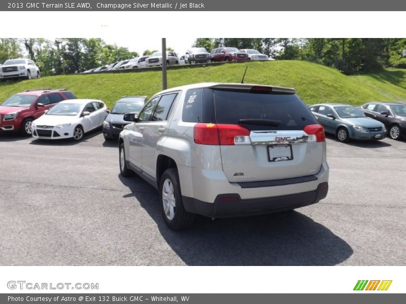 Champagne Silver Metallic / Jet Black 2013 GMC Terrain SLE AWD