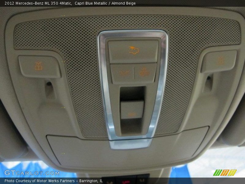 Capri Blue Metallic / Almond Beige 2012 Mercedes-Benz ML 350 4Matic